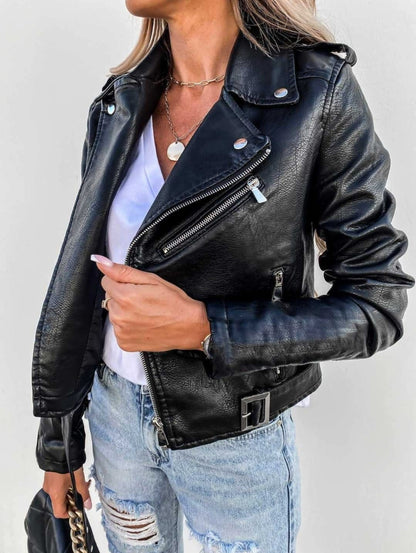 Klassische Bikerjacke